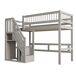 Cama alta para niños 142x205 Cama alta para niños 142x205 Blanco