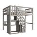 Cama alta para niños 142x205 Cama alta para niños 142x205 Blanco