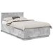 Estructura de cama matrimonial 138x190 Estructura de cama matrimonial 138x190 Gris