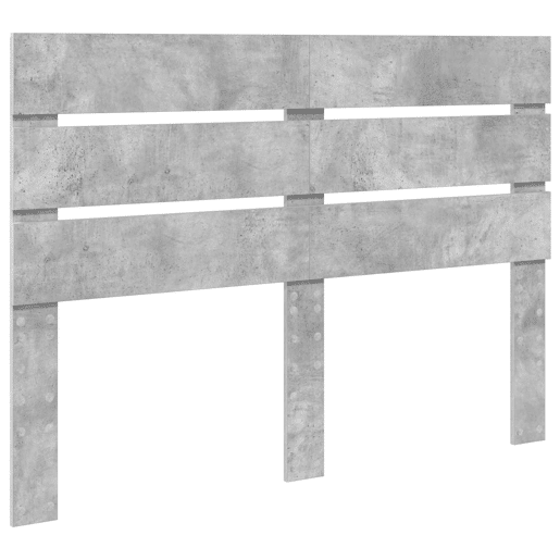 Estrutura de Cama de casal para adultos com cabeceira Concreto 140 x 200 cm