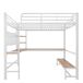 Cama alta para niños 145x204 Cama alta para niños 145x204 Blanco