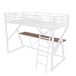 Cama alta para niños 98x204 Cama alta para niños 98x204 Blanco