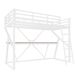 Cama alta para niños 98x204 Cama alta para niños 98x204 Blanco