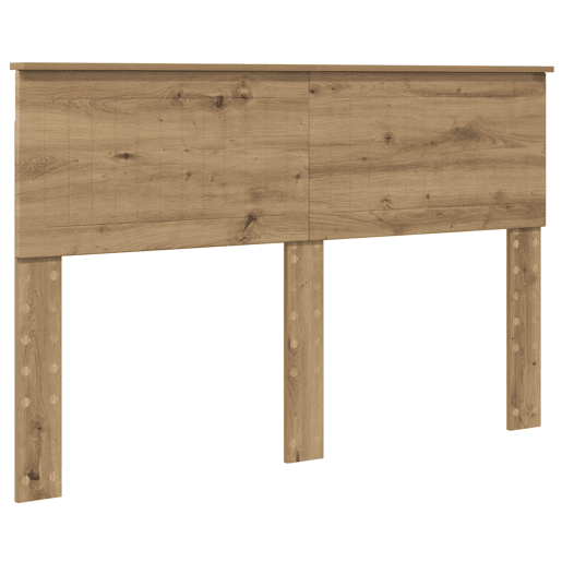 Estrutura de cama de casal moderno com cabeceira - Carvalho Artesanal 140 x 190 cm