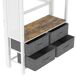 Cama alta para niños 95x227 Cama alta para niños 95x227 Blanco