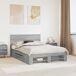 Estructura de cama matrimonial 143x200 Estructura de cama matrimonial 143x200 Gris