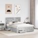 Estructura De Cama Doble Matrimonial 143x203 Estructura De Cama Doble Matrimonial 143x203 Gris