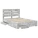Estructura De Cama Doble Matrimonial 143x203 Estructura De Cama Doble Matrimonial 143x203 Gris