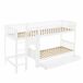 Cama litera Cama litera Natural/ Blanco