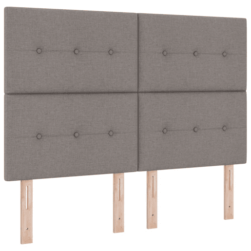 Estrutura De Cama Dupla - Cinzento-acastanhado 140 x 200 cm tecido