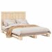 Estructura de cama matrimonial 140x200 Estructura de cama matrimonial 140x200 Gris/natural