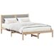 Estructura de cama matrimonial 140x195 Estructura de cama matrimonial 140x195 Blanco/ Gris Claro
