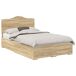 Estructura de cama matrimonial 138x196 Estructura de cama matrimonial 138x196 Gris