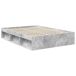 Estructura de cama matrimonial 143x206 Estructura de cama matrimonial 143x206 Gris