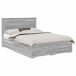 Estructura De Cama Doble Matrimonial 140x200 Estructura De Cama Doble Matrimonial 140x200 Roble/ Gris