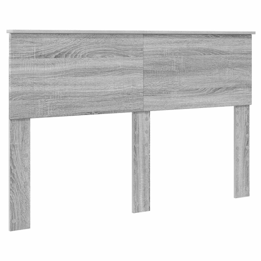 Estrutura da Cama de casal simple com cabeceira Cinza Sonoma 140 x 190 cm