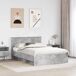 Estructura de cama matrimonial 143x200 Estructura de cama matrimonial 143x200 Gris