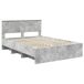 Estructura de cama matrimonial 143x200 Estructura de cama matrimonial 143x200 Gris