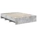 Estructura de cama matrimonial 143x200 Estructura de cama matrimonial 143x200 Gris
