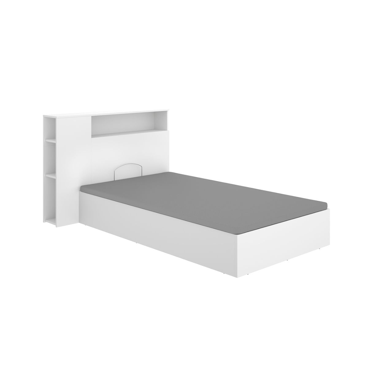 Conjunto de dormitorio ten cabecero con canapé abatible blanco 95x105x213,4 cm