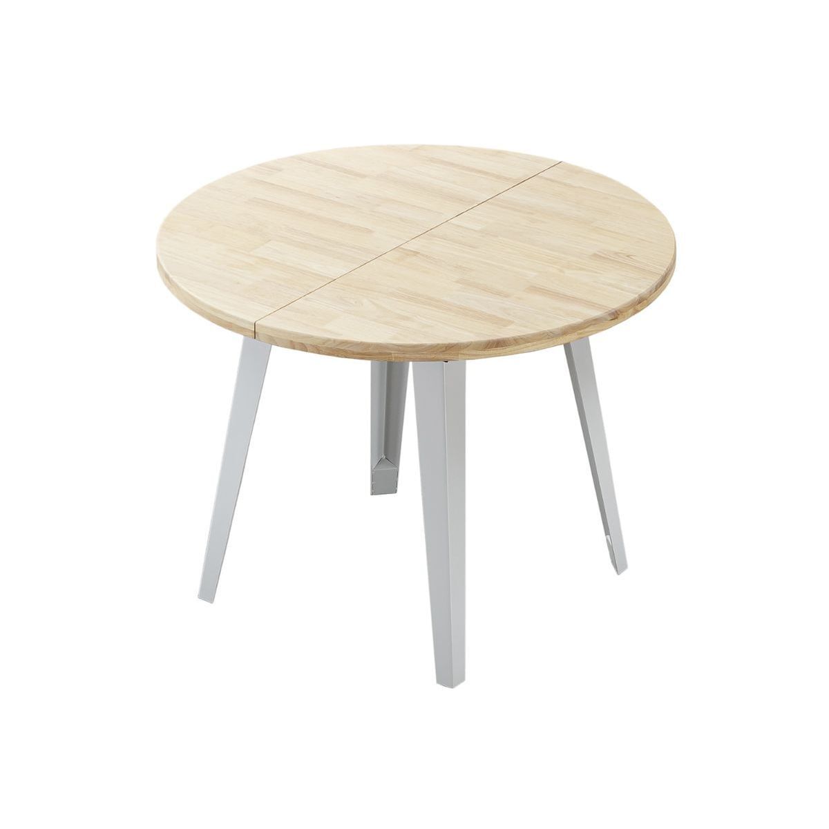 Mesa de comedor BergE redonda extensible nordish x 100x100
