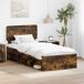 Estructura de cama individual para adultos 93x206 Estructura de cama individual para adultos 93x206 Gris