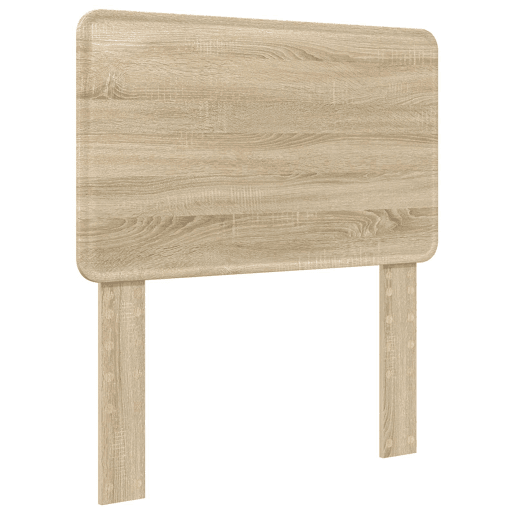 Estrutura de cama de solteiro moderno com cabeceira - Carvalho Sonoma 90 x 190 cm