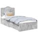 Estructura de cama simple para adultos 93x193 Estructura de cama simple para adultos 93x193 Gris