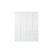 Armario Monamer puertas con cajones 160 Armario Monamer puertas con cajones 160 Blanco