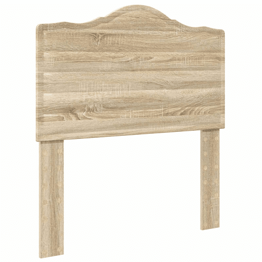 Estrutura de cama de solteiro moderno com cabeceira - Carvalho Sonoma 90 x 190 cm