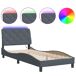 Estructura de cama individual para adultos 85x218 Estructura de cama individual para adultos 85x218 Azul