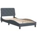Estructura de cama individual para adultos 85x218 Estructura de cama individual para adultos 85x218 Azul