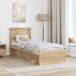 Estructura de cama simple para adultos 78x200 Estructura de cama simple para adultos 78x200 Gris