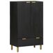 Aparador alto - Mueble de almacenamiento Aparador alto - Mueble de almacenamiento Negro