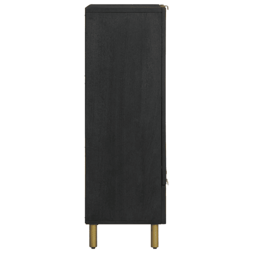 Armários altos - Bufete - Móvel de apoio 60x33x100 cm derivados de madeira preto pt1351