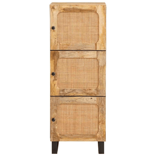 Aparador - Bufete - Móvel de apoio Castanho 40 x 33 x 110 cm Madeira de manga maciça pt1528