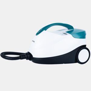 H.Koenig NV6400 Limpador a Vapor Multifunção com Rodas, Autonomia 45 min, Pronto em 8 min, 4 bars, 140°C, Mala de Acessórios com 2 Escovas NylonAço Inox