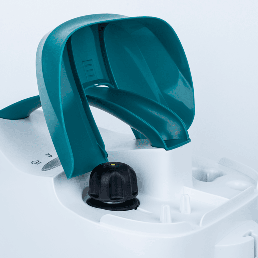 H.Koenig NV6400 Limpador a Vapor Multifunção com Rodas, Autonomia 45 min, Pronto em 8 min, 4 bars, 140°C, Mala de Acessórios com 2 Escovas NylonAço Inox