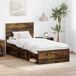 Estructura de cama individual para adultos 103x210 Estructura de cama individual para adultos 103x210 Gris