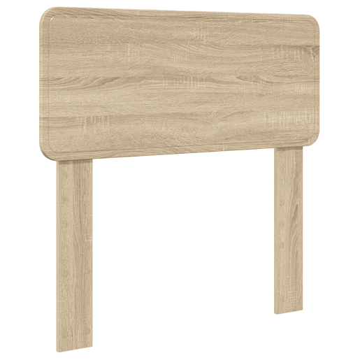 Estrutura de cama de solteiro moderno com cabeceira - Carvalho Sonoma 75 x 190 cm