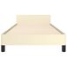 Estructura de cama individual para adultos 93x207 Estructura de cama individual para adultos 93x207 Blanco