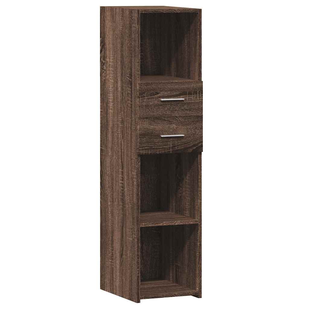 Aparador alto - Mueble de almacenamiento 30 Roble