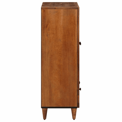 Aparador - Bufete - Móvel de apoio Nogueira 60 x 33,5 x 100 cm Madeira de manga maciça pt1537