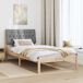 Estructura de cama individual para adultos 105x217 Estructura de cama individual para adultos 105x217 Blanco/ Gris Claro