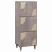 Aparador alto - Mueble de almacenamiento 40 Aparador alto - Mueble de almacenamiento 40 Gris