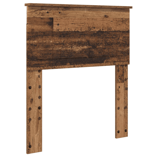 Estrutura de cama de solteiro para adultos com cabeceira Madeira antiga 75 x 190 cm