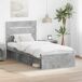 Estructura de cama individual para adultos 93x196 Estructura de cama individual para adultos 93x196 Gris