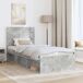 Estructura de cama individual para adultos 93x196 Estructura de cama individual para adultos 93x196 Gris