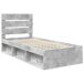 Estructura de cama individual para adultos 93x196 Estructura de cama individual para adultos 93x196 Gris