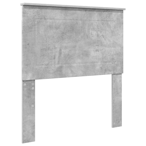 Estrutura de cama de solteiro para adultos com gaveta Cinza Concreto e Prata 75 x 190 cm